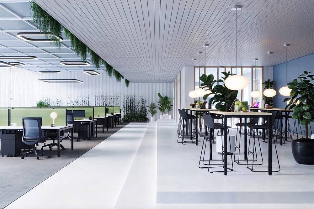 Quadro Square Legs Counter Table [1600L x 700W]-black leg dark oak 