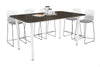 Quadro Square Legs Counter Table with Rounded Corners [1800L x 1100W with Rounded Corners] - Thumbnail 5 