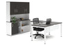 Quadro Square Legs L-Shaped Executive Setting - White Legs [1800L x 1800W with Cable Scallop] - Thumbnail 37 