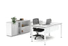 Quadro Square Legs L-Shaped Executive Setting - White Legs [1800L x 1800W with Cable Scallop] - Thumbnail 26 