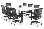 Quadro Square Legs Modern Boardroom Table - Rounded Corners [1800L x 1100W with Rounded Corners]