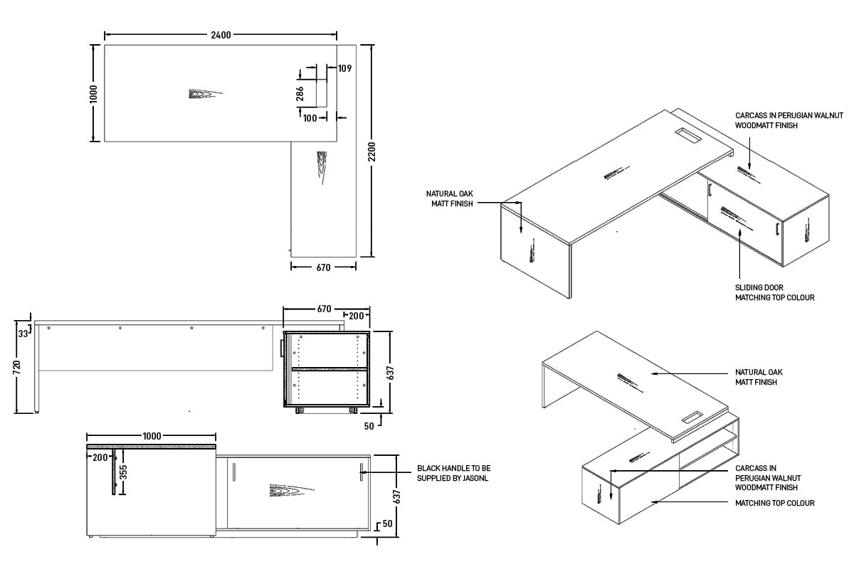 Report Executive L- Shape Desk Jasonl 