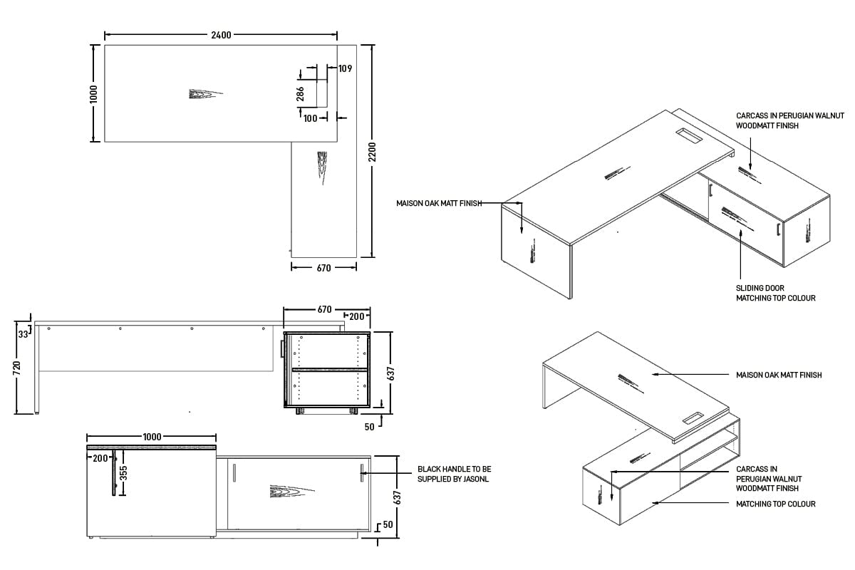 Report Executive L- Shape Desk Jasonl 