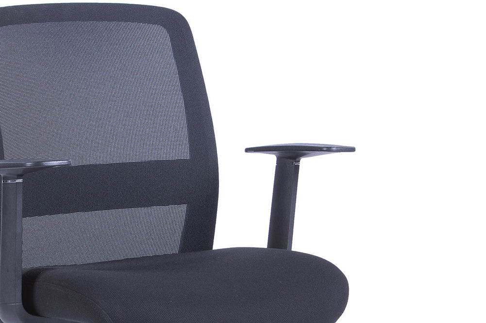 Robin Swivel Mesh Office Chair-Black  