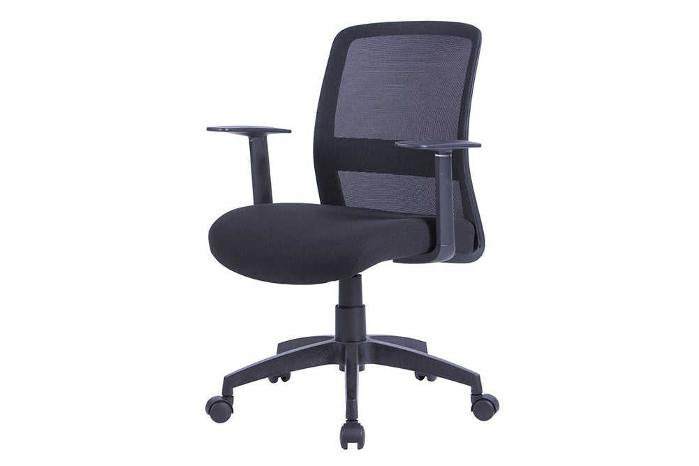 Robin Swivel Mesh Office Chair-Black  