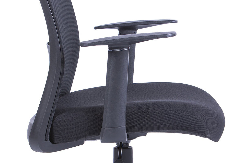 Robin Swivel Mesh Office Chair-Black  