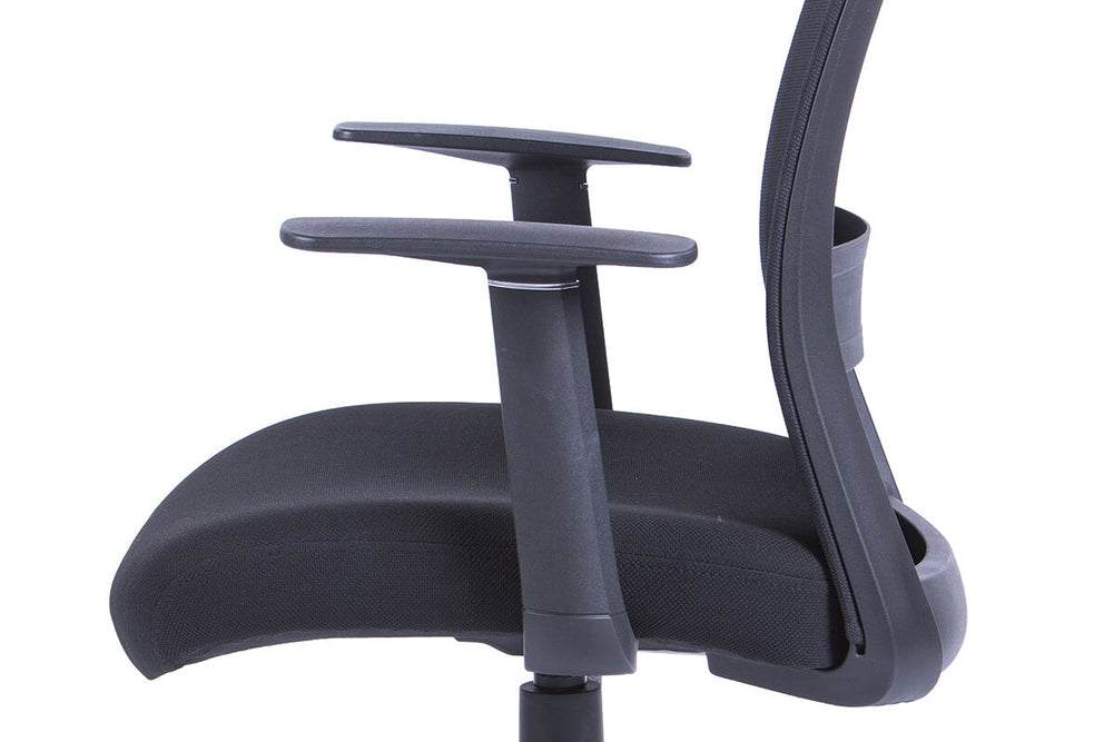 Robin Swivel Mesh Office Chair-Black  