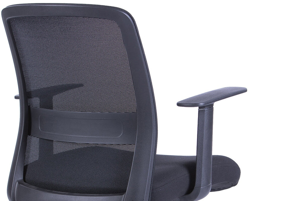 Robin Swivel Mesh Office Chair-Black  