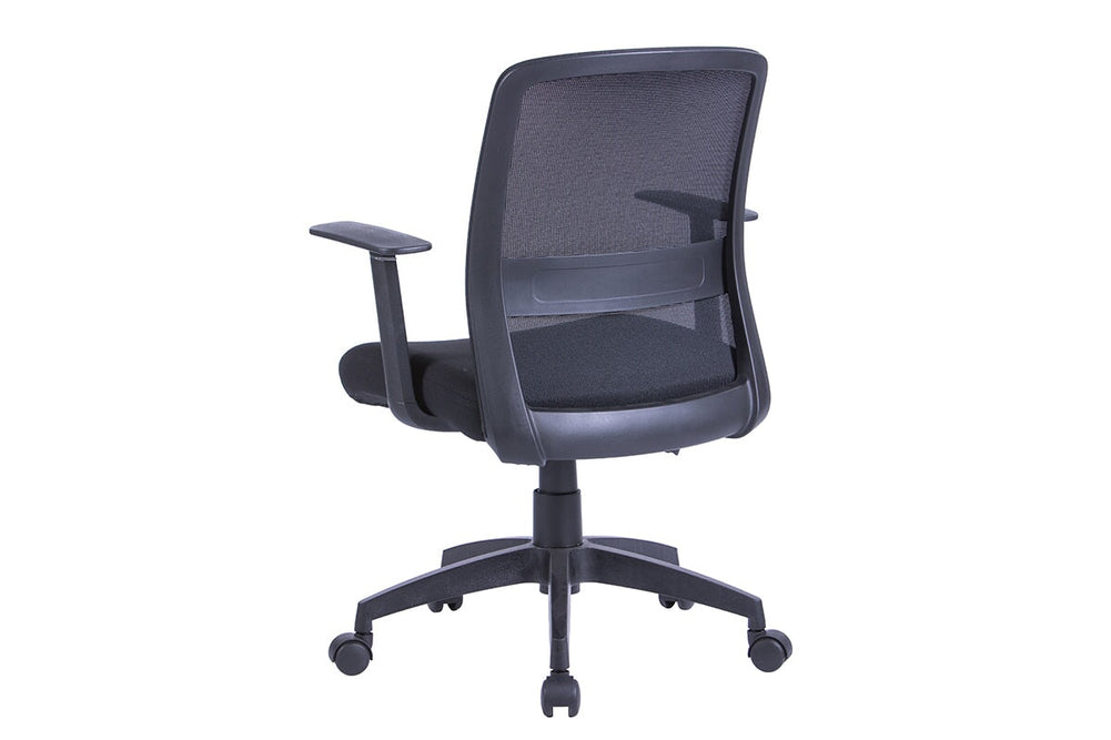 Robin Swivel Mesh Office Chair-Black  