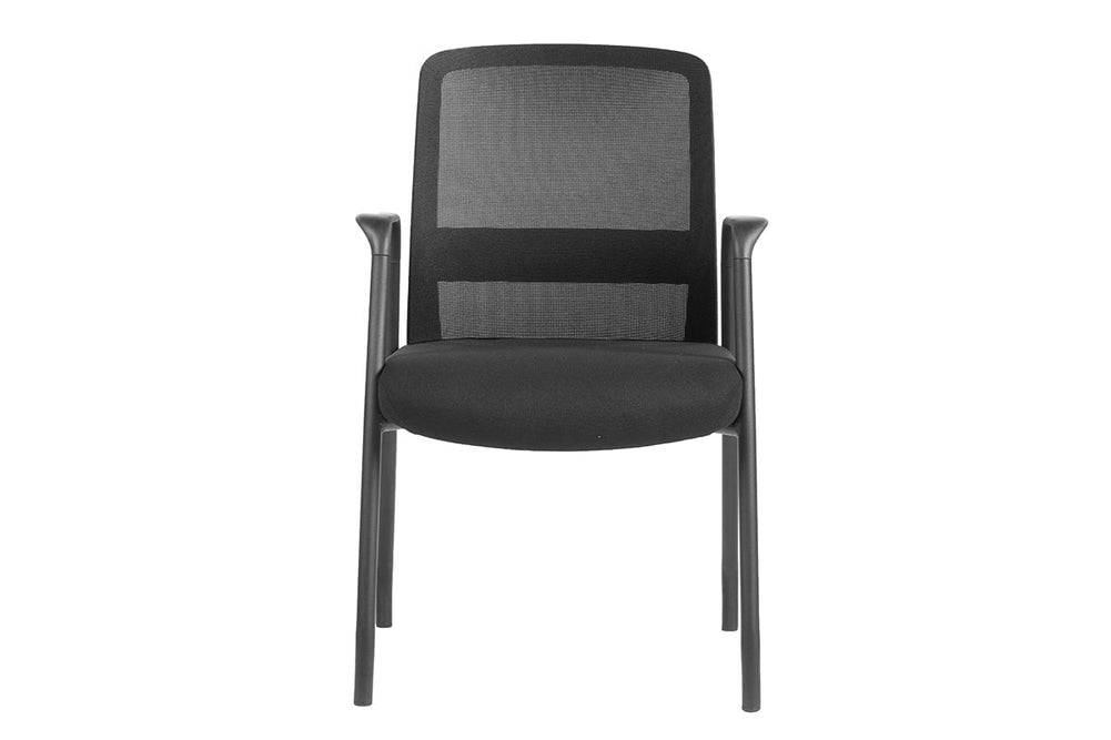 Robin Visitor 4 Leg Mesh Chair-Black  