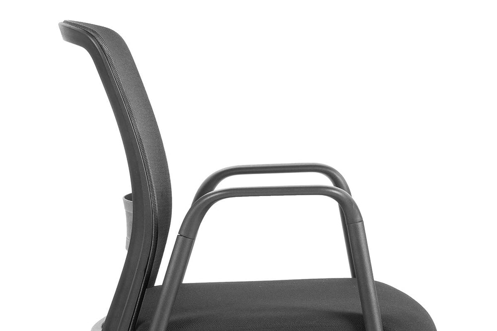 Robin Visitor 4 Leg Mesh Chair-Black  