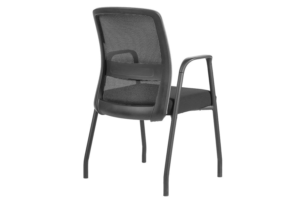 Robin Visitor 4 Leg Mesh Chair-Black  