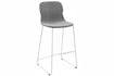 Sammy Counter Stool Sled Base - 760mm Seat Height [Fabric] Jasonl white light grey 