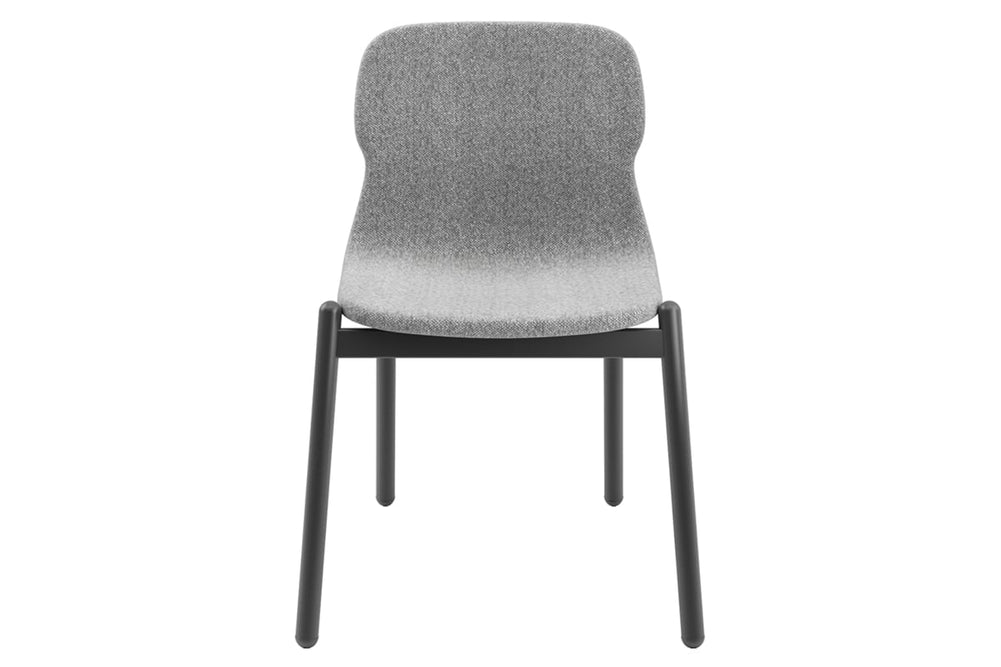 Sammy Fabric Chair  - 4 Leg Base-dark grey  