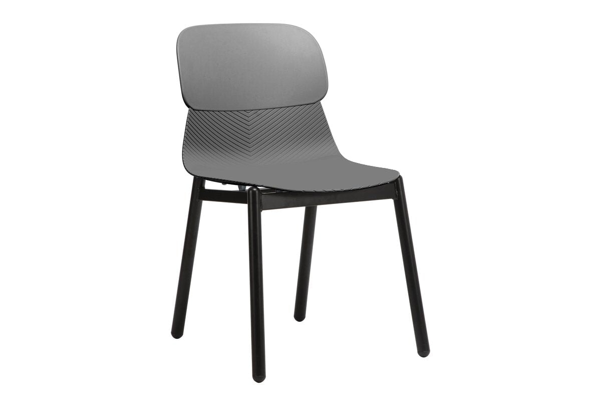 Sammy Plastic Chair - 4 Leg Jasonl grey 