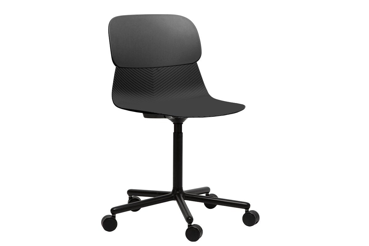 Sammy Plastic Chair - Swivel Base Jasonl black 