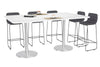 Sapphire Disc Base Counter Table - Rounded Corners [1800L x 1100W with Rounded Corners] - Thumbnail 10 