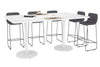 Sapphire Disc Base Counter Table - Rounded Corners [1800L x 1100W with Rounded Corners] - Thumbnail 6 