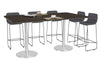 Sapphire Disc Base Counter Table - Rounded Corners [1800L x 1100W with Rounded Corners] - Thumbnail 13 