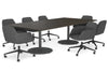 Sapphire Disc Base Boardroom Rectangle Table [2400L x 1200W] - Thumbnail 13 