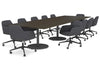 Sapphire Disc Base Boardroom Rectangle Table [3600L x 1200W] - Thumbnail 15 