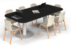 Sapphire Disc Base Boardroom Table - Large Rounded Corners [2400L x 1200W with Large Rounded Corners] - Thumbnail 7 