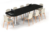 Sapphire Disc Base Boardroom Table - Large Rounded Corners [3000L x 1000W with Large Rounded Corners] - Thumbnail 7 