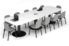 Sapphire Disc Base Boardroom Table - Large Rounded Corners [3600L x 1200W with Large Rounded Corners] - Thumbnail 5 