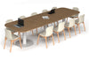 Sapphire Disc Base Boardroom Table - Large Rounded Corners [3600L x 1200W with Large Rounded Corners] - Thumbnail 4 