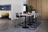 Sapphire Disc Base Counter Table - Large Rounded Corners [1800L x 1000W with Large Rounded Corners] - Thumbnail 2 