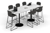 Sapphire Disc Base Counter Table - Large Rounded Corners [2400L x 1000W with Large Rounded Corners] - Thumbnail 5 