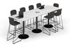 Sapphire Disc Base Counter Table - Large Rounded Corners [3000L x 1000W with Large Rounded Corners] - Thumbnail 4 