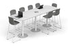 Sapphire Disc Base Counter Table - Large Rounded Corners [3000L x 1000W with Large Rounded Corners] - Thumbnail 1 