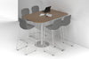 Sapphire Disc Base Half Counter Table - Large Rounded Corners [1500L x 1000W with Large Rounded Corners] - Thumbnail 2 