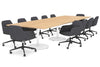 Sapphire Disc Base Boardroom Rectangle Table [3600L x 1200W] - Thumbnail 10 