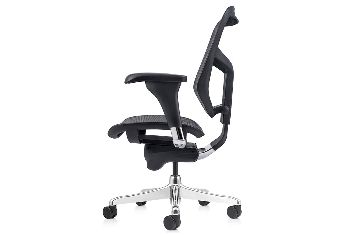 Smile and Enjoy Executive Office Chair - Medium Back with Mesh Seat Jasonl 