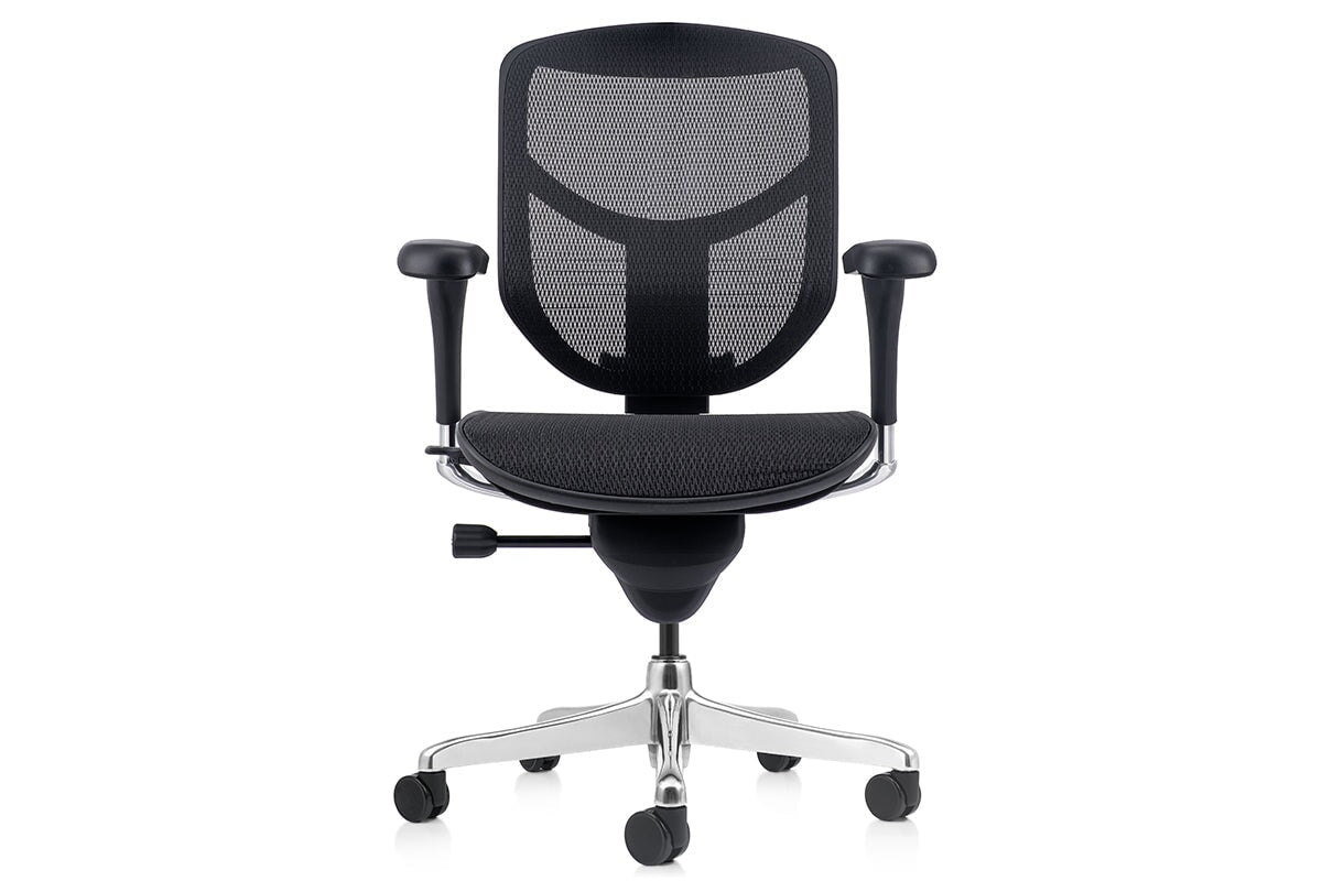 Smile and Enjoy Executive Office Chair - Medium Back with Mesh Seat Jasonl 