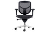 Smile and Enjoy Executive Office Chair - Medium Back with Mesh Seat - Thumbnail 4 