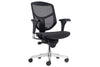Smile and Enjoy Executive Office Chair - Medium Back with Mesh Seat - Thumbnail 1 
