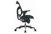 Smile and Enjoy Executive Office Chair - Mesh Back with Fabric Seat - Thumbnail 3 