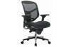 Smile and Enjoy Executive Office Chair - Mesh Back with Fabric Seat - Thumbnail 1 