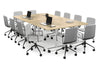 Solana Multi 4 Person Flip Top Tables [2800L x 1400W] - Thumbnail 5 