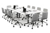 Solana Multi 4 Person Flip Top Tables [2800L x 1600W] - Thumbnail 18 