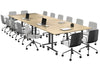 Solana Multi 6 Person Flip Top Tables [4200L x 1400W] - Thumbnail 9 