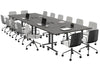 Solana Multi 6 Person Flip Top Tables [4200L x 1400W] - Thumbnail 21 