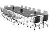 Solana Multi 6 Person Flip Top Tables [4200L x 1400W] - Thumbnail 7 