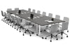 Solana Multi 6 Person Flip Top Tables [4800L x 1600W] - Thumbnail 17 