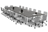 Solana Multi 6 Person Flip Top Tables [4800L x 1600W] - Thumbnail 7 