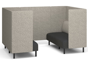 Sona Modular Sofa 4 Seater Meeting Configuration Jasonl ash grey none 