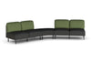 Sona Modular Sofa 5 Seater Angle Lounge - Low Back - Thumbnail 3 